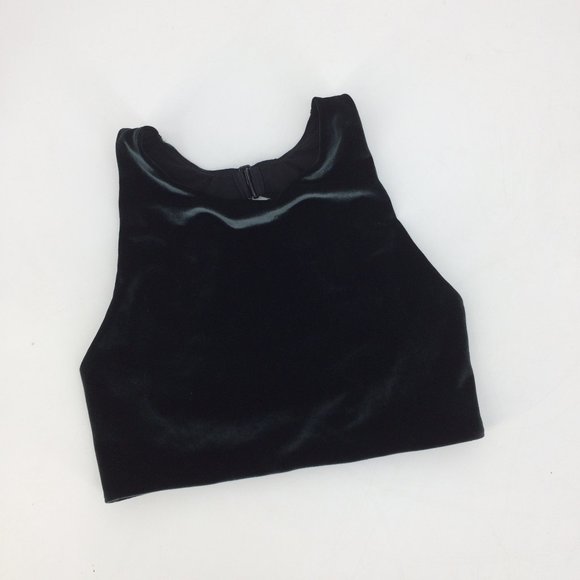 Victoria's Secret Other - Victoria Sport High Neck Velvet Bra Green Small